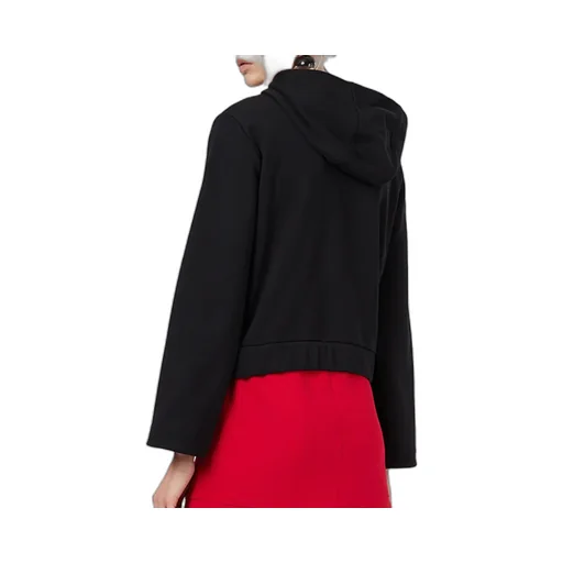 Logo Hooded Casual Coat