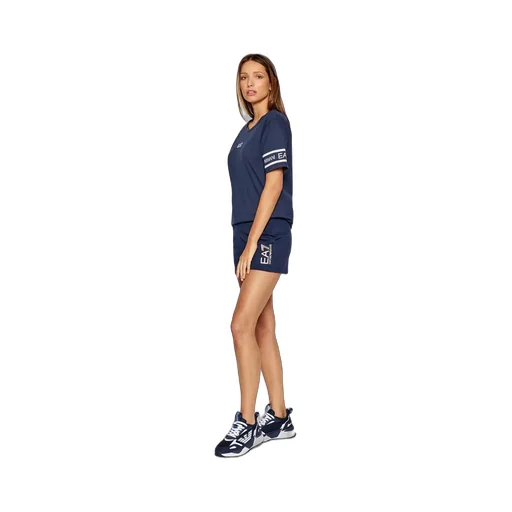 Logo Print Fitted Shorts