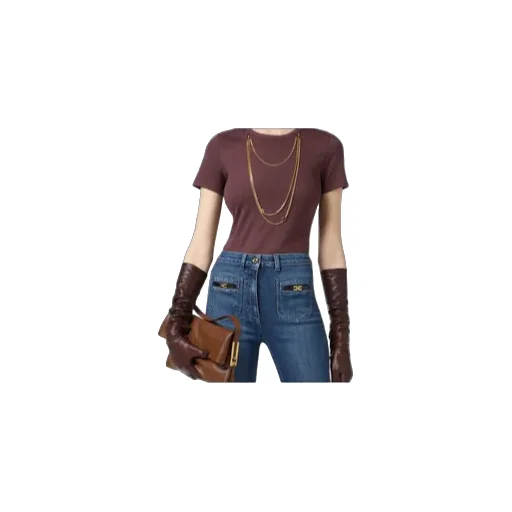 Necklace Jersey T-Shirt