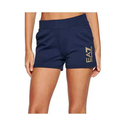 Logo Print Fitted Shorts