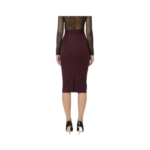 Logo Embellished Skirt
