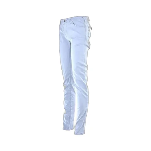 Straight Slim-Fitting Denim Pants