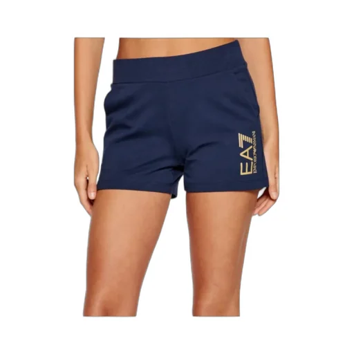 Logo Print Fitted Shorts
