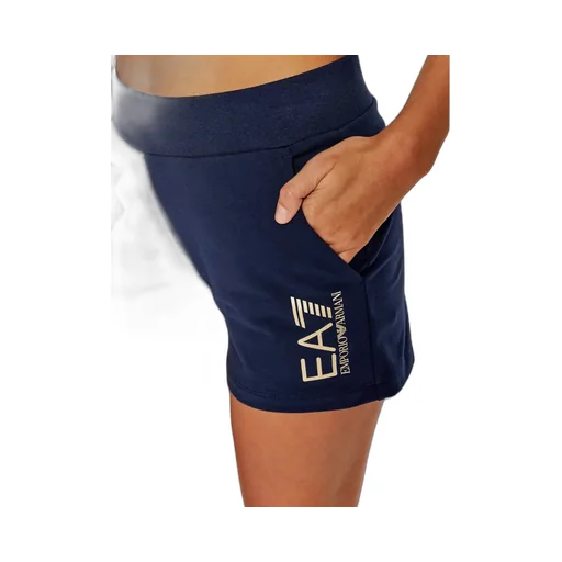 Logo Print Fitted Shorts