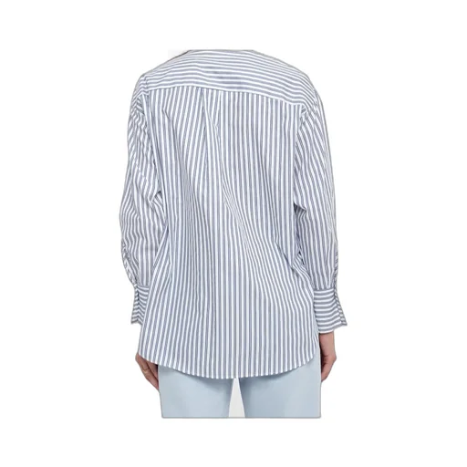 Cotton Striped Poplin Shirt