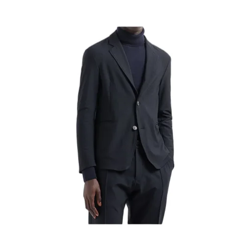 3D-Patterned Single-Breasted Blazer