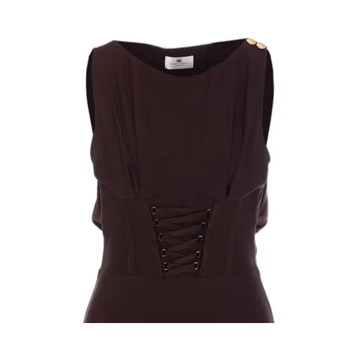 CrÊPe-Back Satin Dress
