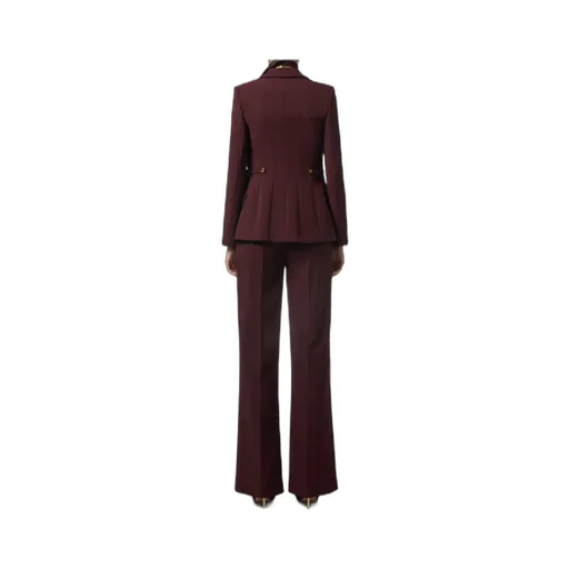 Single-Breasted Jewel Strap Blazer