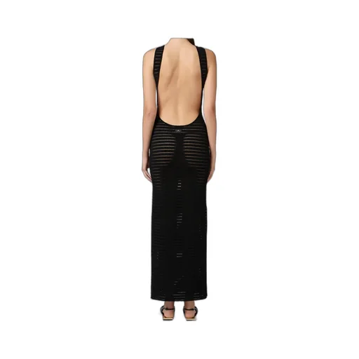 Open-Knit Maxi Dress