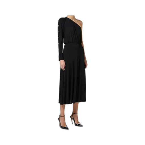 One-Shoulder Midi Dress