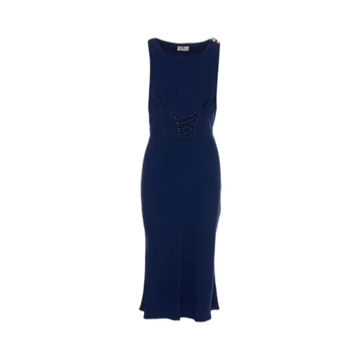 CrÊPe-Back Satin Dress