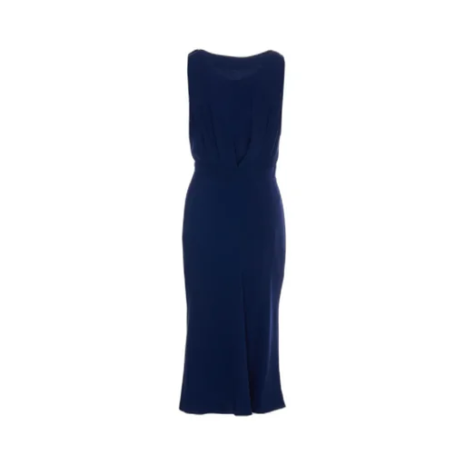 CrÊPe-Back Satin Dress
