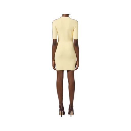 V-Neck Knitted Dress