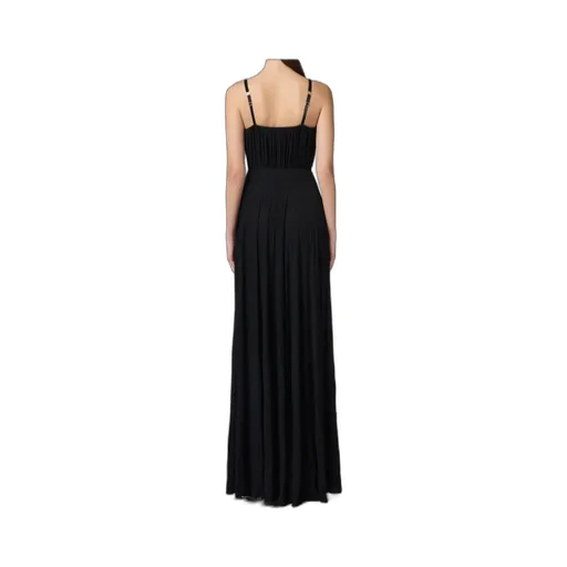 Embroidered Flower Red Carpet Dress