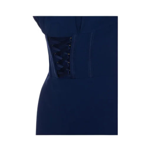 CrÊPe-Back Satin Dress