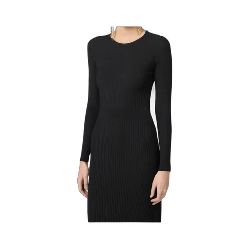 Ribbed-Knit Midi Dress