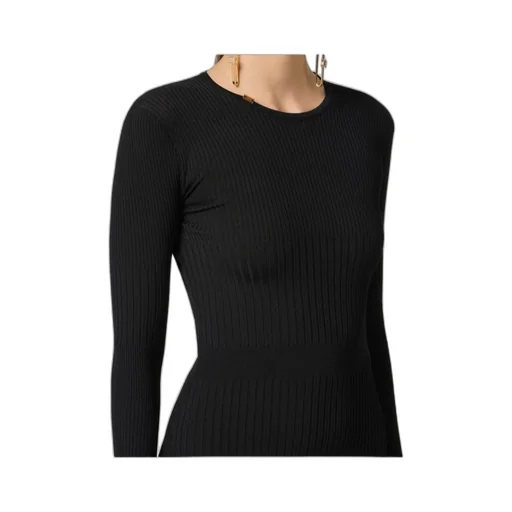 Ribbed-Knit Midi Dress