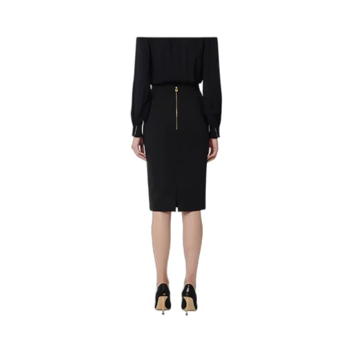 Jewel Logo Midi Skirt