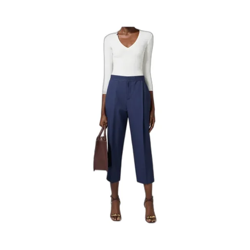 V-Neck Ribbed Top