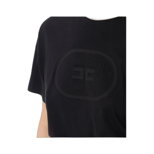 Logo Embossed Crewneck T-Shirt