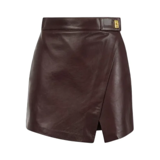 Asymmetrical Zip-Detailed Mini Skirt