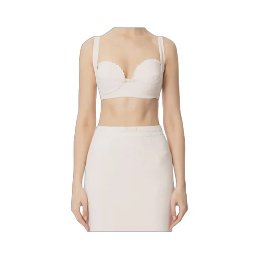 Double-Layer Stretch Crepe Top