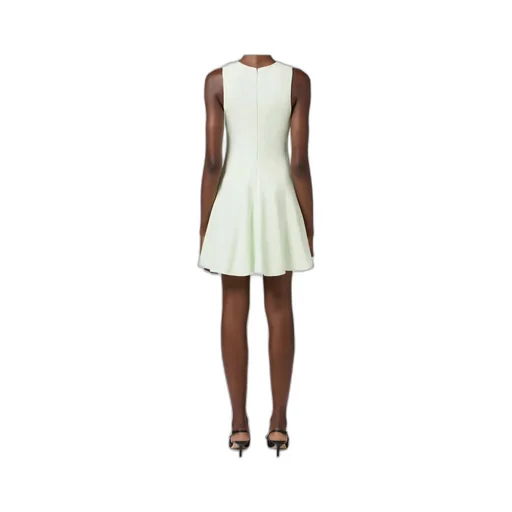 Flared Crepe Dress