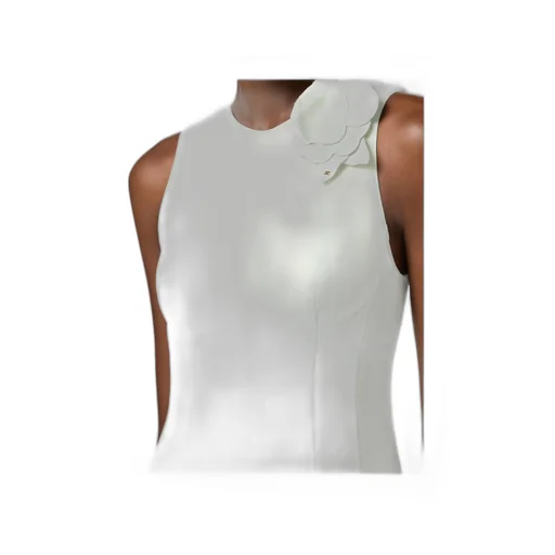 Flared Crepe Dress