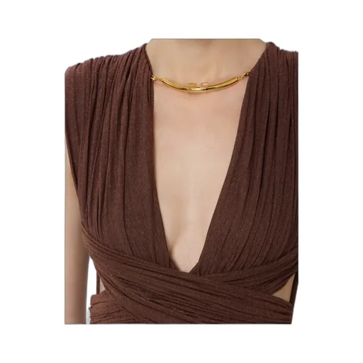 Red Carpet Lurex Jersey Dress