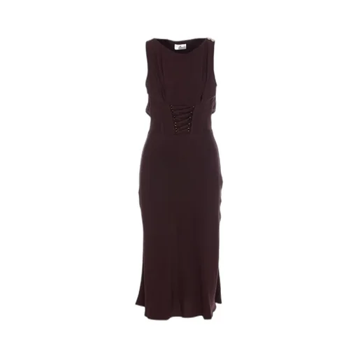 CrÊPe-Back Satin Dress
