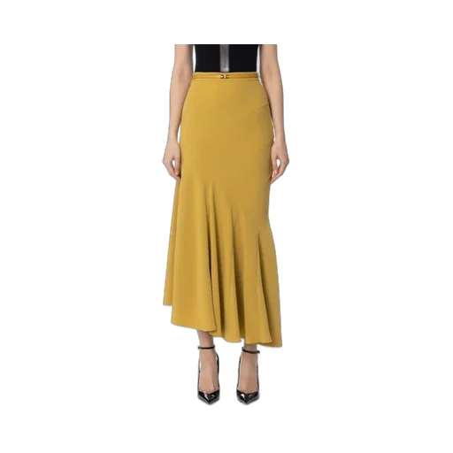 Belted Midi Skirt
