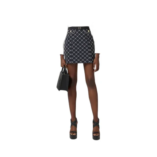 All-Over Printed Mini Skirt