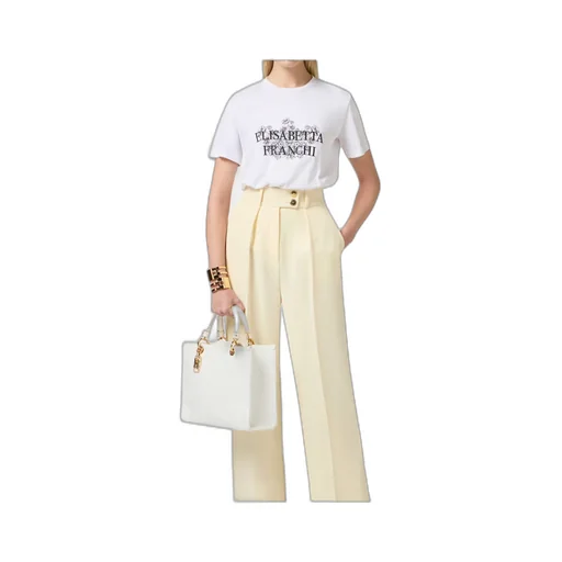 Logo Embroidered Crewneck T-Shirt