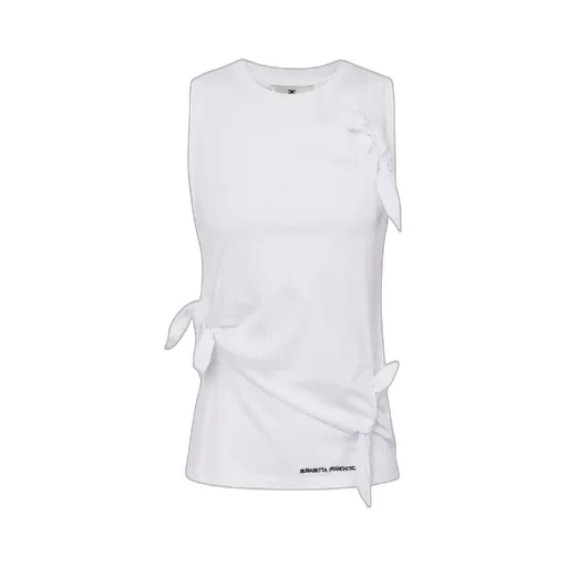 Bow-Detailed Jersey Tank Top