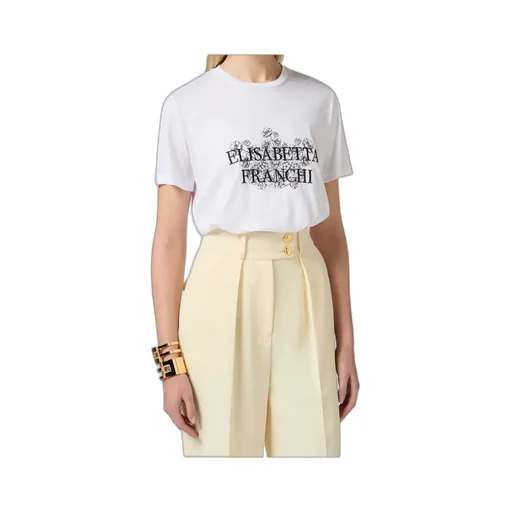 Logo Embroidered Crewneck T-Shirt