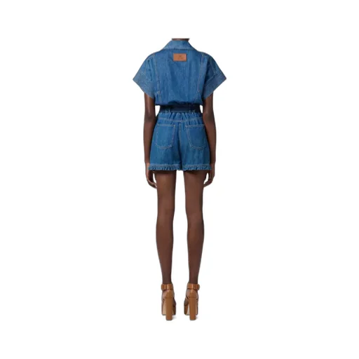 Denim Romper Suit