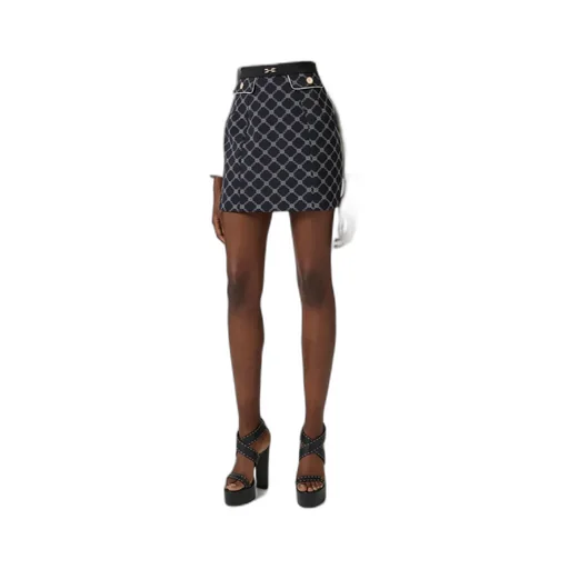 All-Over Printed Mini Skirt