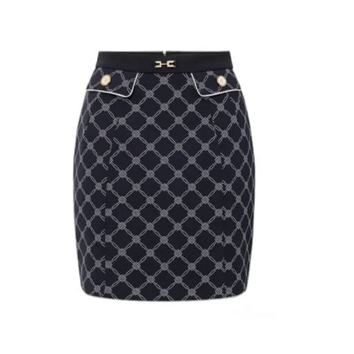 All-Over Printed Mini Skirt