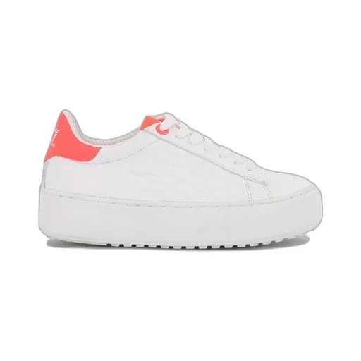 Logo-Patterned Lace-Up Casual Sneakers