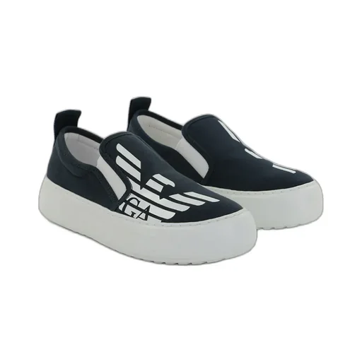 Logo Round-Headed Casual Sports Shoes