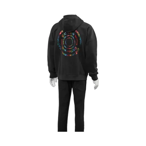 Logo-Print Drawstring Hoodie