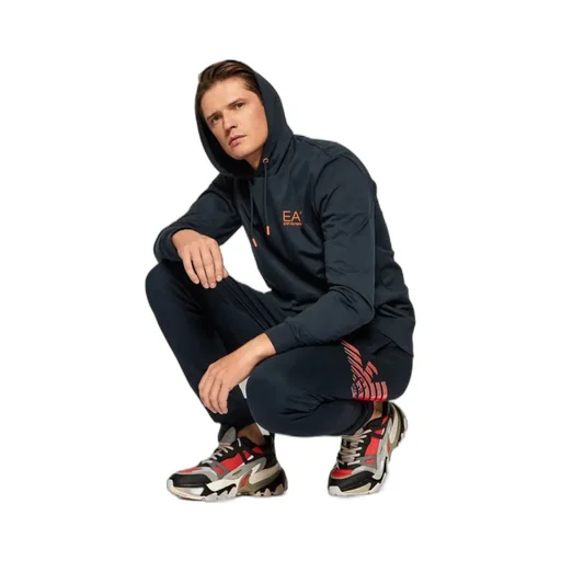 Logo-Print Jersey Hoodie
