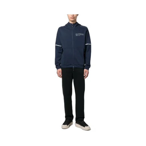 Logo-Print Zip-Up Hoodie