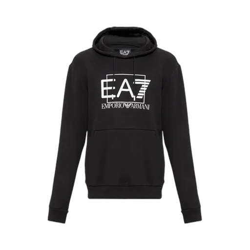 Logo-Print Drawstring Hoodie