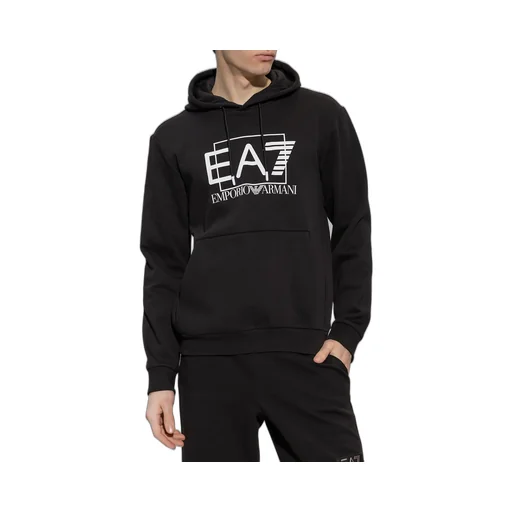 Logo-Print Drawstring Hoodie