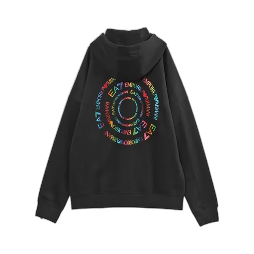 Logo-Print Drawstring Hoodie