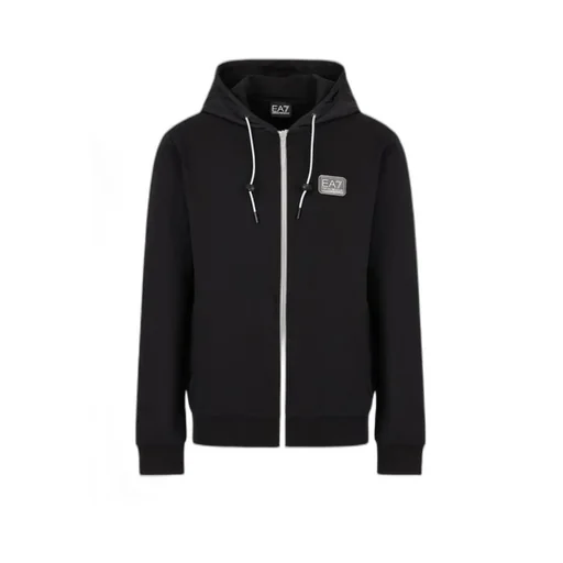 Logo Hooded Zipper Sweater