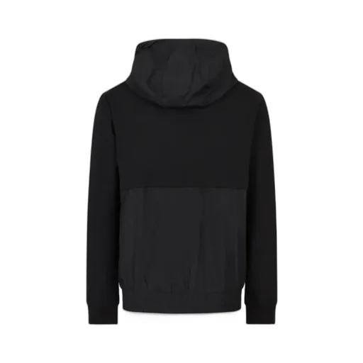 Logo Hooded Zipper Sweater