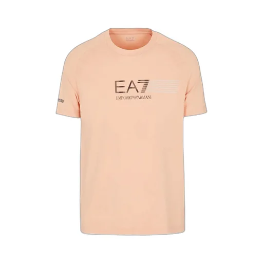 Line Logo Shoulder Collar T-Shirt