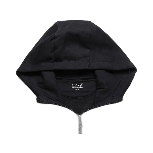 Logo-Print Detail Zipped Hoodie